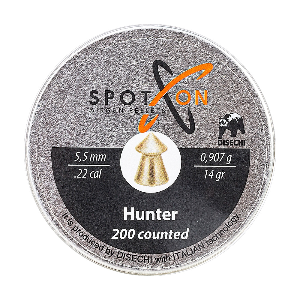 Пуля пневматические SPOTON Hunter калибр 5,5 мм, 0,907 гр. (200 штук)