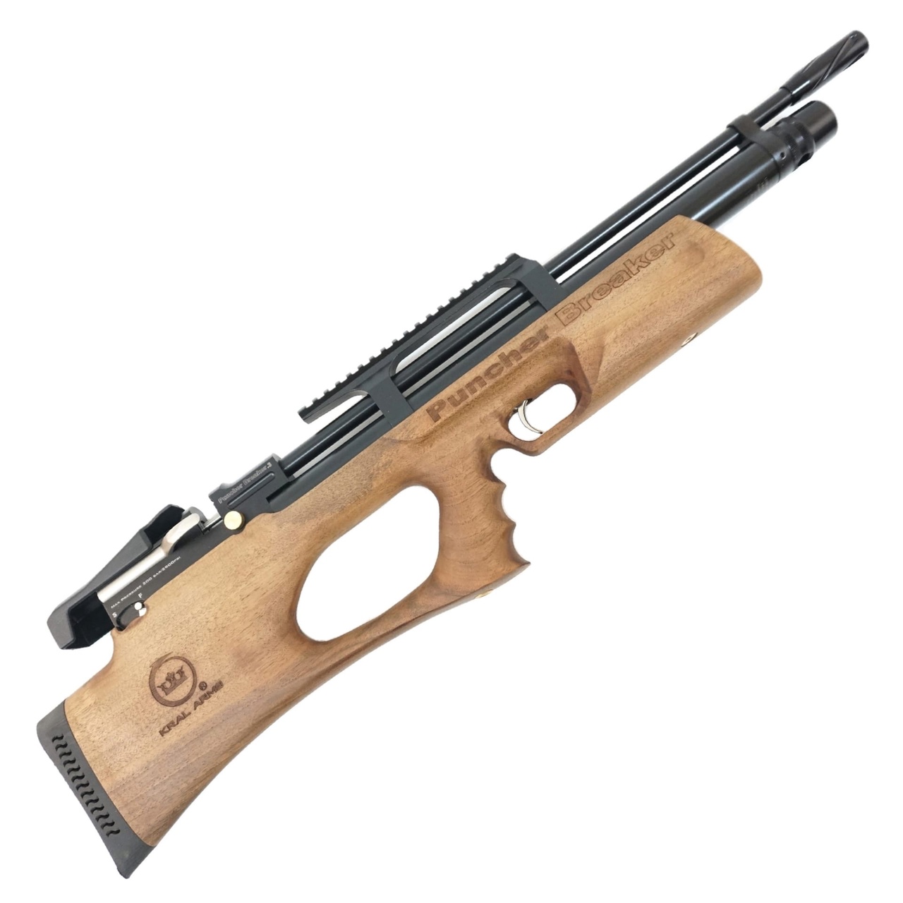 Винтовка пневматическая PCP Kral Pucher Breaker 3, кал.6,35, орех