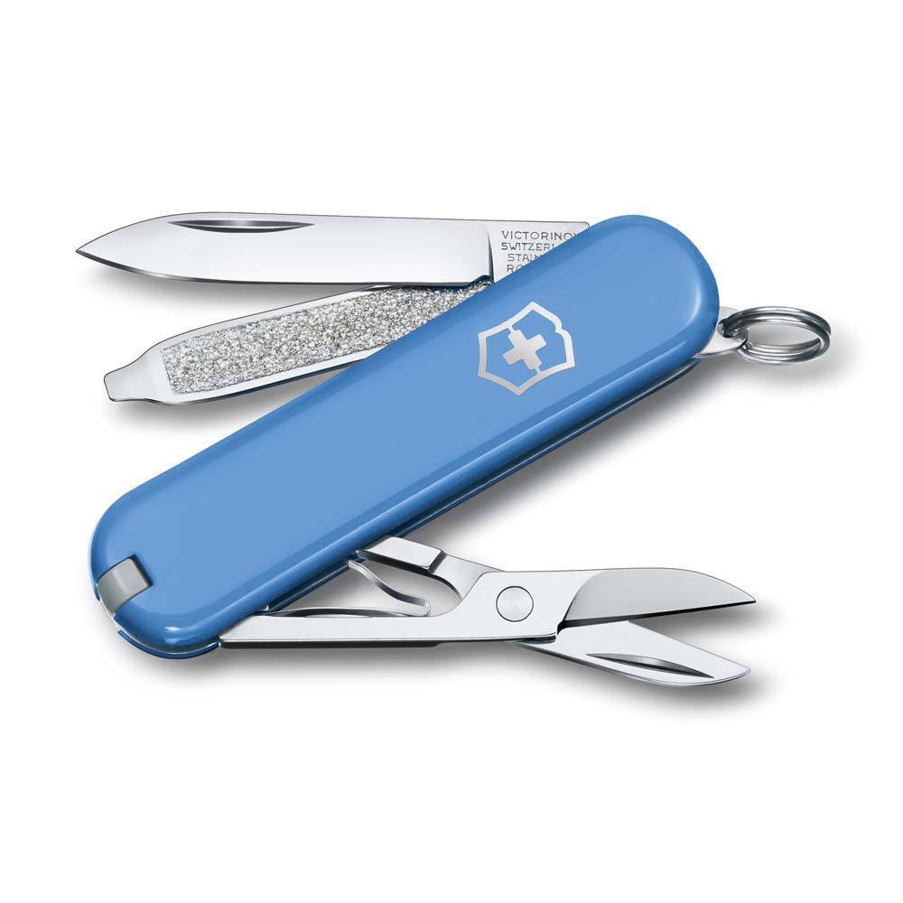 Нож Victorinox "Summer Rain", 58 мм, 7 функций, голубой