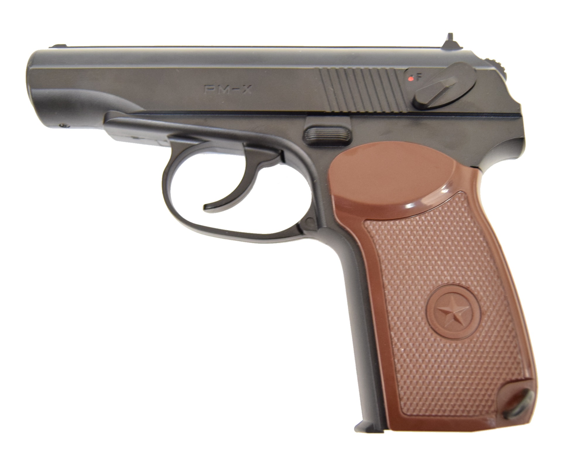 Пистолет пневм. Borner PM-X (баллончики 3 шт + шарики 250 шт)