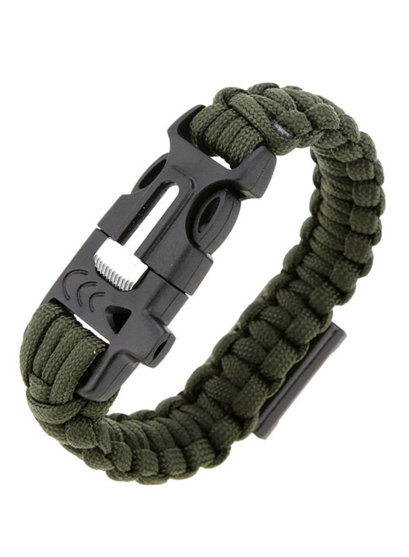 Браслет Paracord компас, кресало и свисток на защелке AS-SL0012OD