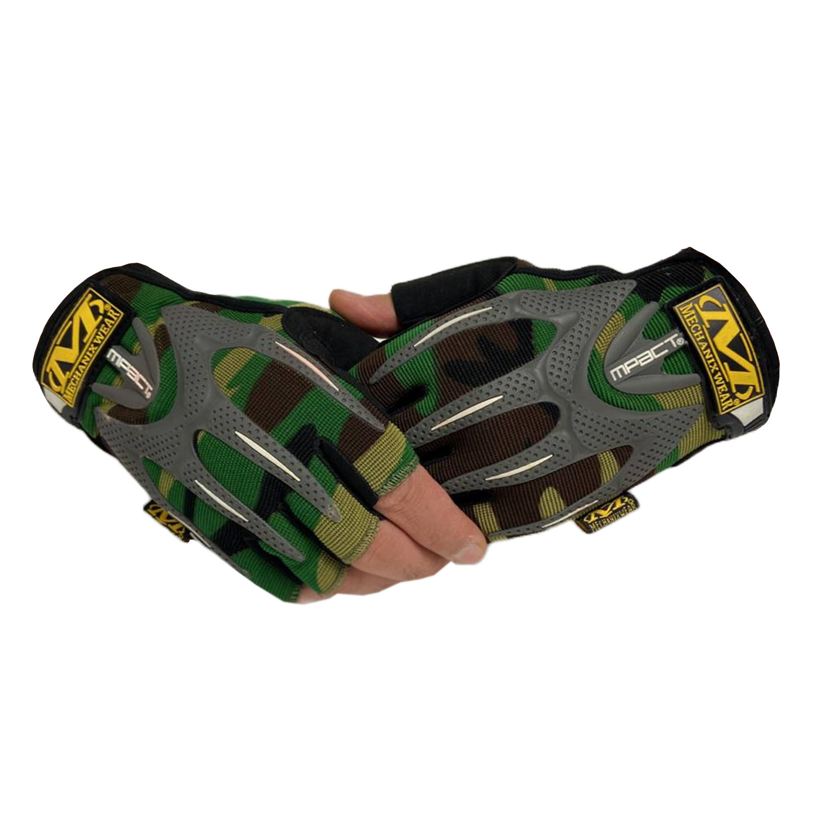 Перчатки Mechanix M-Pact Gloves CQB Woodland size L (реплика)