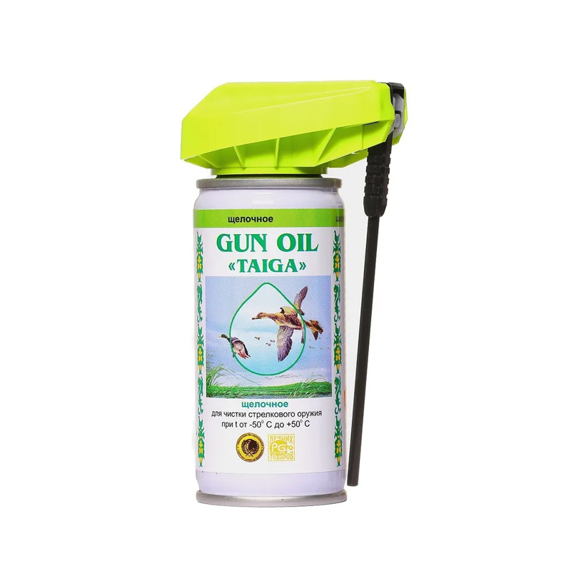 Ружейное масло Тайга (140 мл,спрей, щелочное, с распылительной головкой-трансформером)