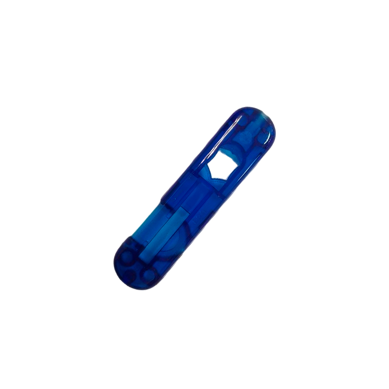 Передняя накладка для ножей Victorinox SwissLite 58 мм, пластиковая, полупрозрачная синяя	