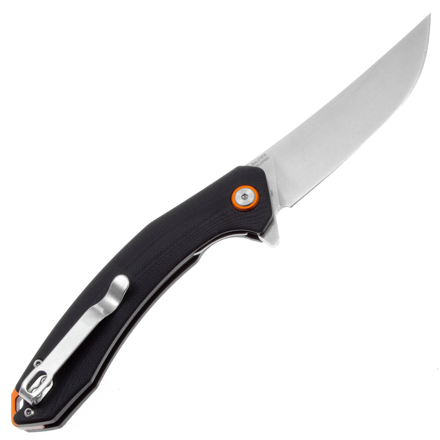 Нож CJRB Gobi J1906-BKC, рукоять черная G10, AR-RPM9