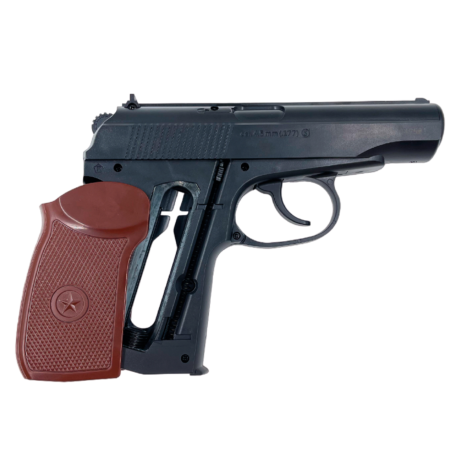 Пистолет пневматический Borner PM-X (баллончики 10 шт + шарики 500 шт)