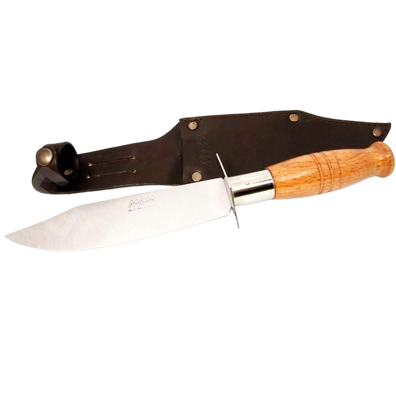 Нож MAM Rollo 70 клинок 13.5см, дерево, кожанный чехол