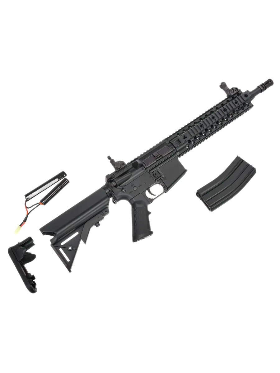 Модель автомата (Cyma) M4, нейлон, пластик, ЗУ, АКБ - CM501