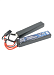 АКБ BlueMAX 7.4V Lipo 3300mAh 30C nunchuck 2x (19x21x128)