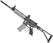Автомат страйкбольный (G&G) GC16 GC300 S, body - metal (130-140 m/s) EGC-300-SHT-BNB-NCM