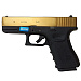 Пистолет страйкбольный (WE) Glock-19 gen3, металл слайд, Titanium Version WE-G003A-TG