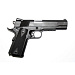 Пистолет страйкбольный (WE) Colt М1911А1 черная рукоять, металл, рельса WE-E001B