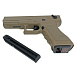 Пистолет страйкбольный (Cyma) CM030(TN) Glock 18C TAN