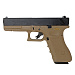 Пистолет страйкбольный WE Glock 18 Gen3, песочный, WE-G002A-TAN / GP617A(TAN)