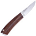 Нож Samoyed N690 SW WH LS (Stonewash, Walnut handle, Leather Sheath)