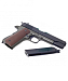 Пистолет страйкбольный (KJW) Colt M1911A1 GBB, олива, металл, модель - M1911 (OD) GP112G