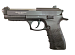 Пистолет пневматический EKOL ES P92B Black (Blowback)