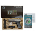 Пистолет страйкбольный WE Glock 17 Gen4, хром, WE-G001B-SV