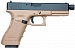 Пистолет страйкбольный (KJW) Glock G18 GBB GAS, авт., ствол с резьбой, KP-18-TBC.GAS TAN