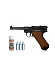 Пистолет пневматический BORNER P08 Blowback (баллончики 3 шт + шарики 250 шт)