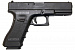 Пистолет страйкбольный (KJW) Glock G17 GBB GAS, металлический слайд, модель - KP-17-BK