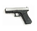 Пистолет страйкбольный (WE) Glock-18 gen3, авт, металл слайд, хромированный, WE-G002A-SV